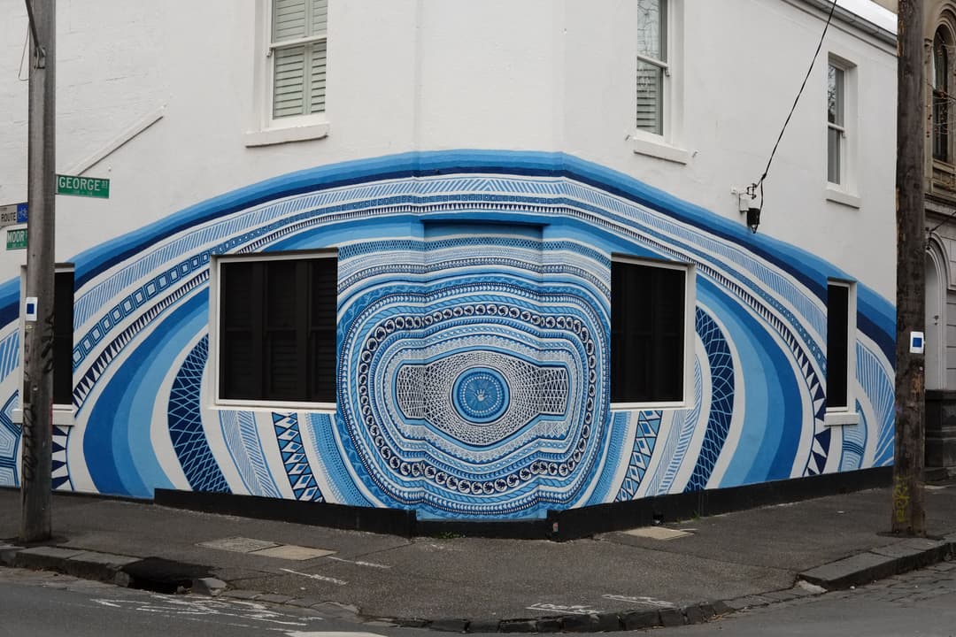 Wall mural in Melbourne, Victoria